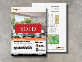 Sold Labels for Leftover Brochures